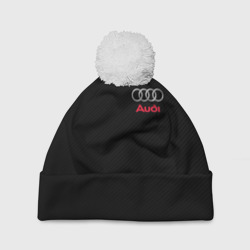 Шапка 3D c помпоном Audi Ауди