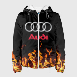 Женская куртка 3D Audi огонь