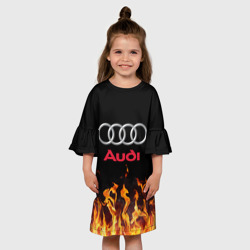 Детское платье 3D Audi огонь - фото 2