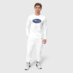 Мужской костюм хлопок Subaru logo Субару лого - фото 2