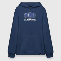 Худи SuperOversize хлопок Subaru logo Субару лого