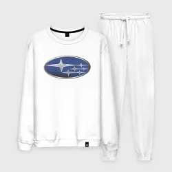 Мужской костюм хлопок Subaru logo Субару лого