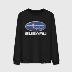 Мужской свитшот хлопок Subaru logo Субару лого