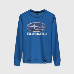 Женский свитшот хлопок Subaru logo Субару лого