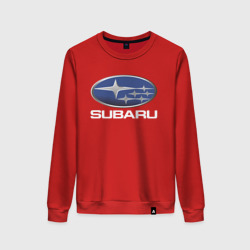 Женский свитшот хлопок Subaru logo Субару лого