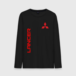 Мужской лонгслив хлопок Mitsubishi Lancer logo