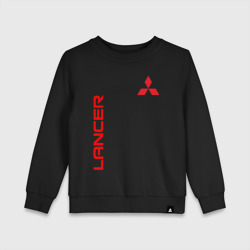 Детский свитшот хлопок Mitsubishi Lancer logo