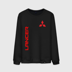 Мужской свитшот хлопок Mitsubishi Lancer logo