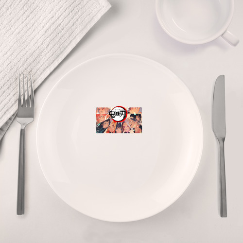 Набор: тарелка + кружка Герои японской манги Demon Slayer - фото 4
