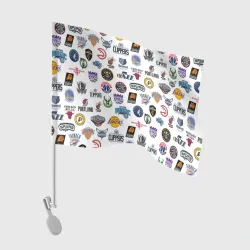 Флаг для автомобиля NBA Pattern