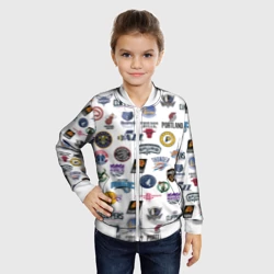 Детский бомбер 3D NBA Pattern - фото 2