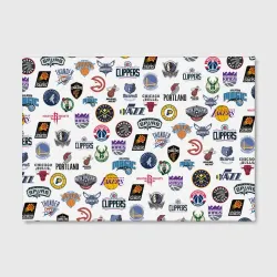 Холст прямоугольный NBA Pattern - фото 2