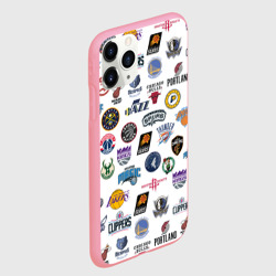 Чехол для iPhone 11 Pro Max матовый NBA Pattern - фото 2