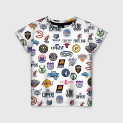 Детская футболка 3D NBA Pattern