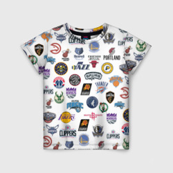 Детская футболка 3D NBA Pattern