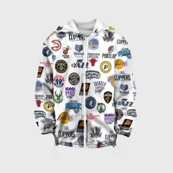 Детская куртка 3D NBA Pattern