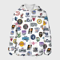 Мужская куртка 3D NBA Pattern