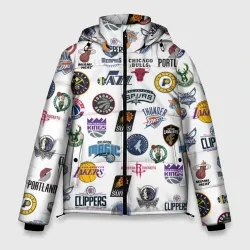 Мужская зимняя куртка 3D NBA Pattern