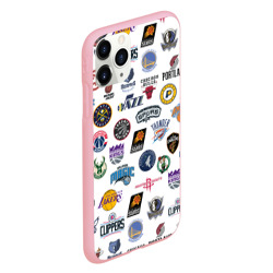 Чехол для iPhone 11 Pro матовый NBA Pattern - фото 2
