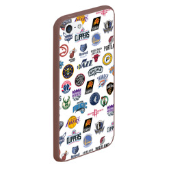 Чехол для iPhone 5/5S матовый NBA Pattern - фото 2