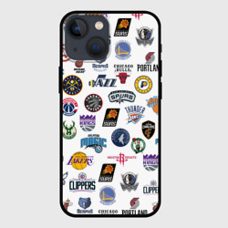 Чехол для iPhone 13 mini NBA Pattern