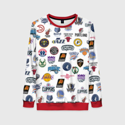 Женский свитшот 3D NBA Pattern