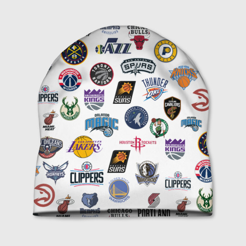 Шапка 3D NBA Pattern