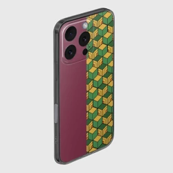 Чехол для iPhone 16 Pro Max силиконовый с защитой камеры Кимоно Гию Томиока из Kimetsu no Yaiba - фото 2
