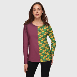 Женский лонгслив 3D Кимоно Гию Томиока из Kimetsu no Yaiba - фото 2