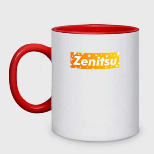 Кружка двухцветная Zenitsu gold, цвет белый + красный