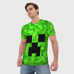 Мужская футболка 3D Minecraft Майнкрафт - фото 2