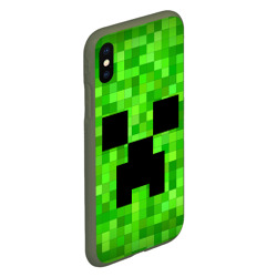Чехол для iPhone XS Max матовый Minecraft Майнкрафт - фото 2