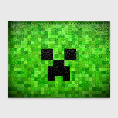 Обложка для студенческого билета Minecraft Майнкрафт, цвет черный