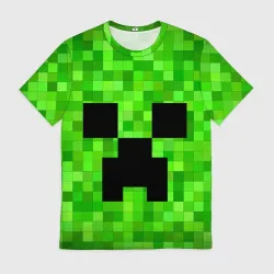 Мужская футболка 3D Minecraft Майнкрафт