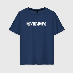 Женская футболка хлопок Oversize Eminem Эминем