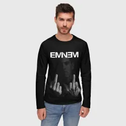 Мужской лонгслив 3D Eminem Эминем - фото 2