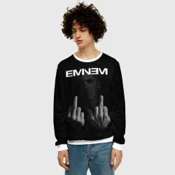 Мужской свитшот 3D Eminem Эминем - фото 2