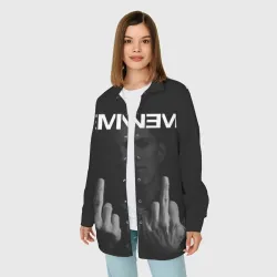 Женская рубашка oversize 3D Eminem Эминем - фото 2