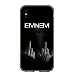 Чехол для iPhone XS Max матовый Eminem Эминем