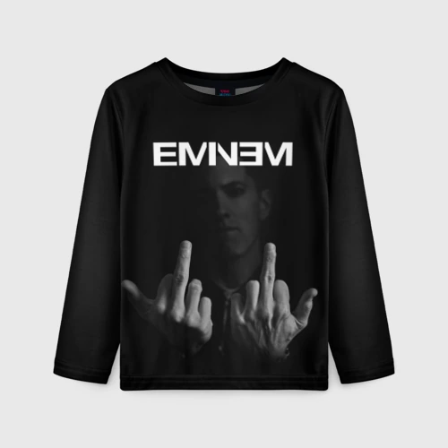 Детский лонгслив 3D Eminem Эминем