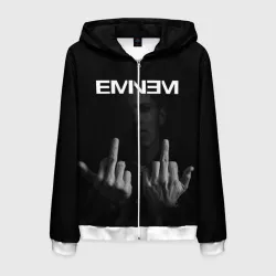 Мужская толстовка 3D на молнии Eminem Эминем