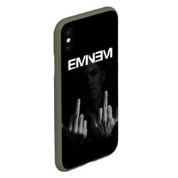 Чехол для iPhone XS Max матовый Eminem Эминем - фото 2