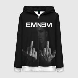 Женская толстовка 3D на молнии Eminem Эминем