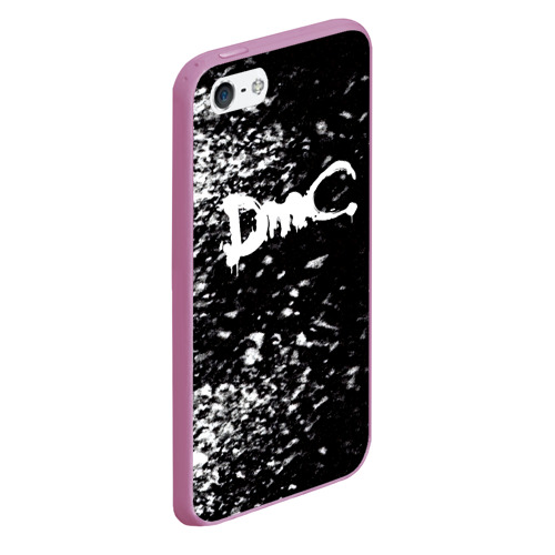 Чехол для iPhone 5/5S матовый DEVIL MAY CRY., цвет розовый - фото 3