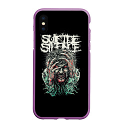 Чехол для iPhone XS Max матовый Suicide silence