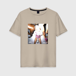 Пошлая Молли paycheck – Женская футболка хлопок Oversize с принтом купить со скидкой в -16%