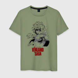 Мужская футболка хлопок Vinland saga Thorfinn