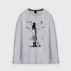 Женский лонгслив oversize хлопок Vinland saga