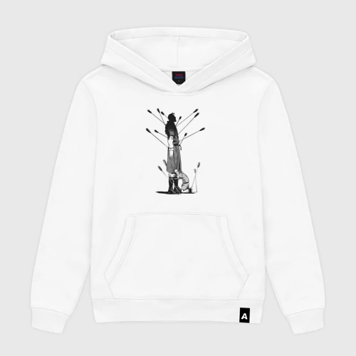 Мужская толстовка хлопок с принтом Vinland saga, вид спереди #2