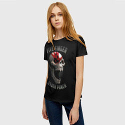Женская футболка 3D Five Finger Death Punch - фото 2